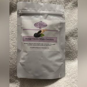 NEW SEALED WISTERIA TEA ROOM ORANGE VANILLA WHITE CHOCOLATE LOOSE TEA-